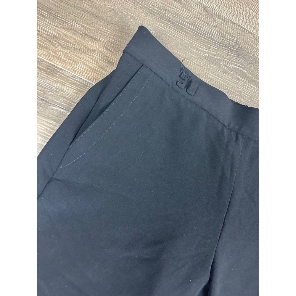 Talbots Womens Black Wide Leg Crop Pants Pull On Stretch Trousers Size S JO3069 - Picture 3 of 13